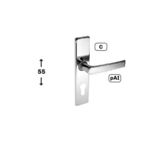 Handle and cover set with M5 screws