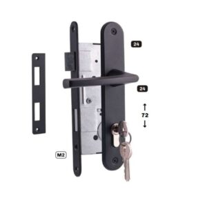 Built-in door lock set OGLE