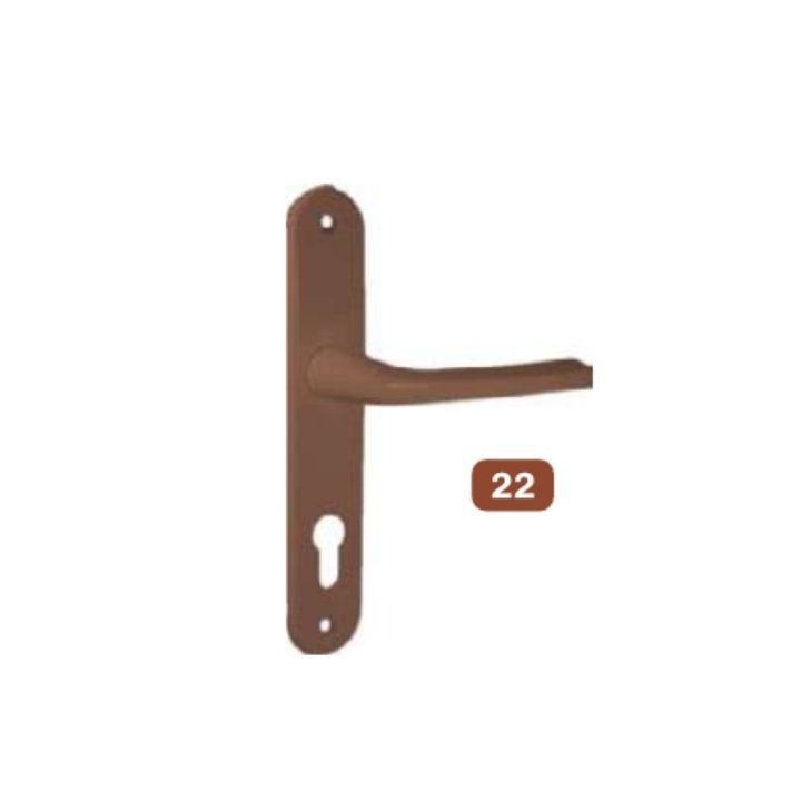 Set of adjustable handles and oval covers