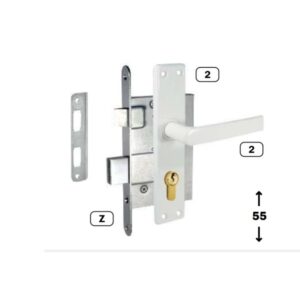 Built-in door lock sets ZV4