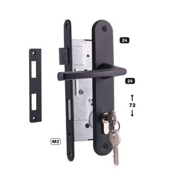 Built-in door lock set OGLE